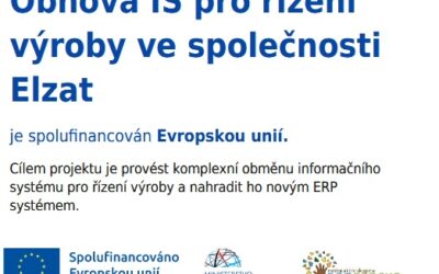 Obnova IS pro řízení výroby ve společnosti Elzat
