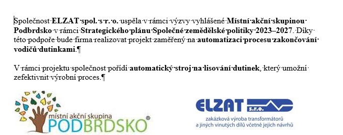 Zefektivnění procesu zakončování vodičů dutinkami